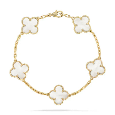 FLORAL BEAUTY BRACELET | GOLD