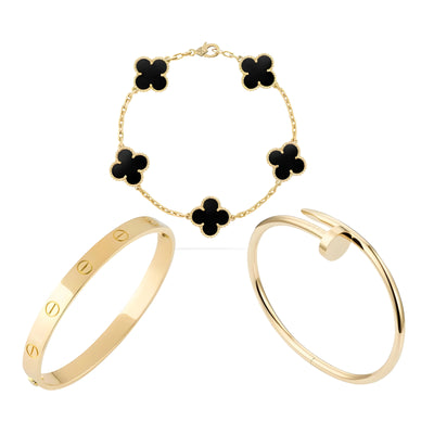 LUXE GOLDEN BLACK | BRACELET SET