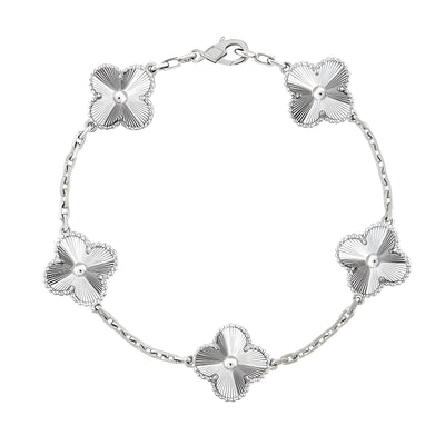 FLORAL BEAUTY BRACELET | SILVER