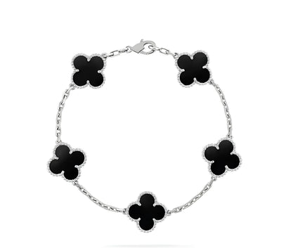FLORAL BEAUTY BRACELET | SILVER